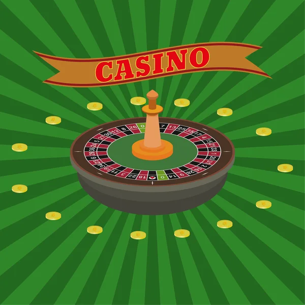Juego de casino — Vector de stock