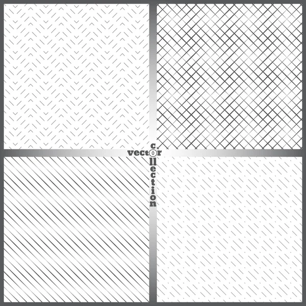 Seamless pattern set fs — Stock Vector