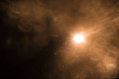 Lens patlaması, siyah arkaplan nesne tasarımında güneş patlaması