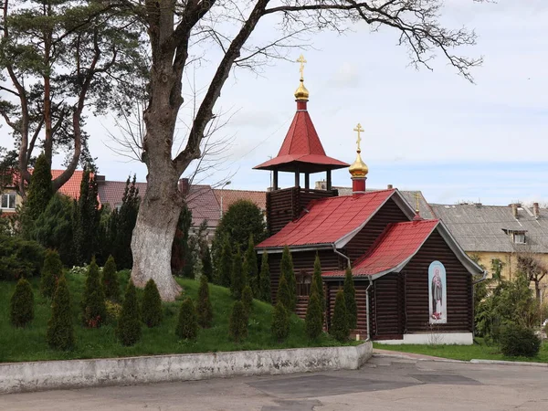 Sovetsk Région Kaliningrad Russie Mai 2021 Église Bois Icône Pochaev — Photo