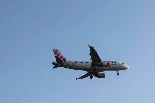 Genoa Liguria Region Italy July 2021 Aircraft Airbus A319 111 — Stock Photo, Image