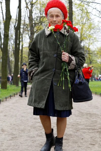 9 maggio Giorno della Vittoria. San Pietroburgo, Russia nel 2014 . — Foto Stock