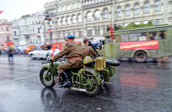 9 maggio Giorno della Vittoria. San Pietroburgo, Russia nel 2014 . — Foto Stock