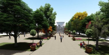 URBAN DESIGN MÜZESİ 3D RENDERING Modeli AG4