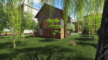 3D RENDERING VILLA DESIGN Kusursuz MT3