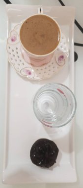 Kahve duble sıcak içecek çok lezzetli SK71