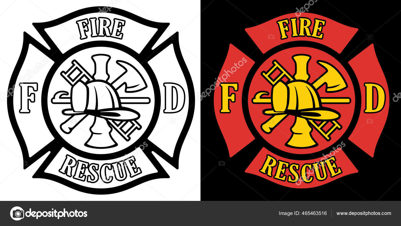 Maltese Cross Vector Clipart