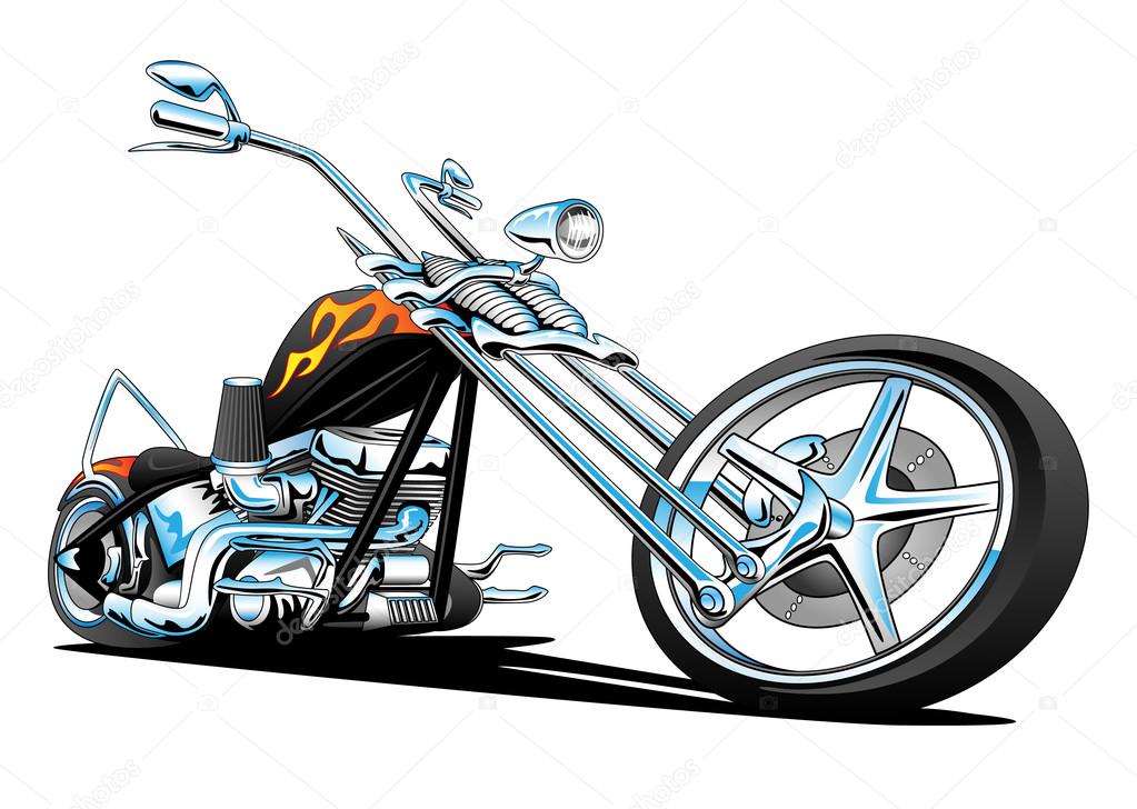 2,974 ilustraciones de stock de Moto chopper | Depositphotos®