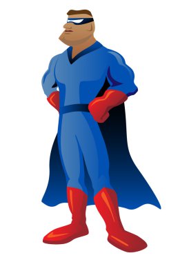 Super held illustratie