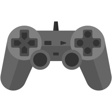 Oyun oynamak için joystick beyaz üzerinde izole edilmiş oyun vektörü