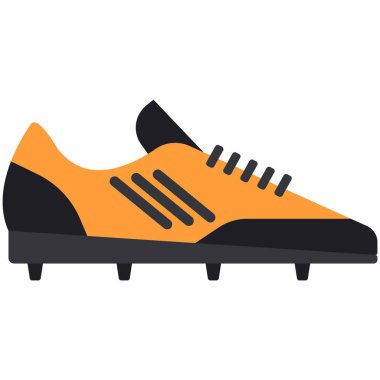 Spor futbolu çizme vektörü beyaz arkaplanda izole