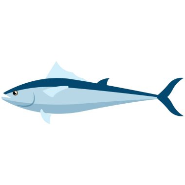 Ringa balığı vektör simgesi beyaz arkaplanda izole edildi