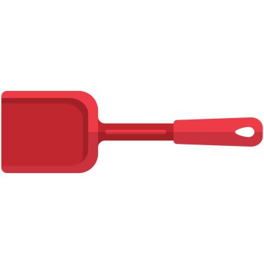 Kumsalda ya da kum havuzu vektör simgesinde çocuklar için oyuncak kürek