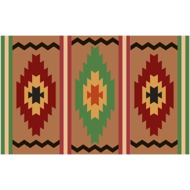 Eski halı, baskı dokusu vektörlü retro halı