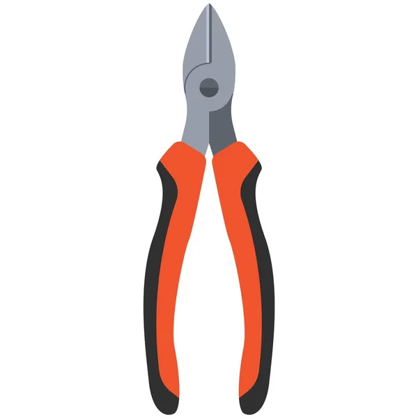 Pliers tool vector icon isolated on white background — Stock Vector