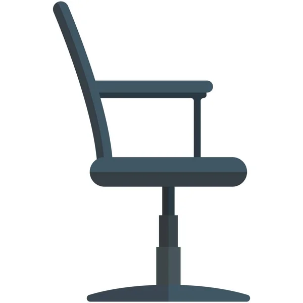 Coiffeur et coiffeur chaise de salon vecteur isolé sur blanc — Image vectorielle