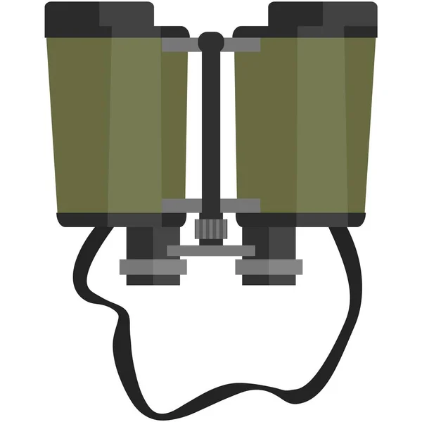 Иконка бинокулярный вектор изолирован на белом фоне — стоковый вектор