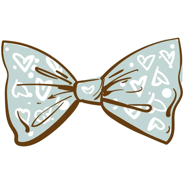 Dibujos animados bowtie vector, lazo lazo cinta ilustración — Vector de stock