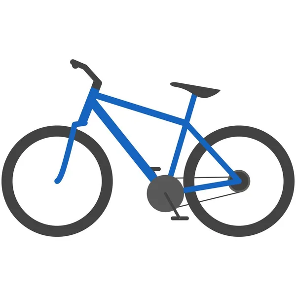 Bicycle vector bike illustration icon isolated on white — Stockový vektor