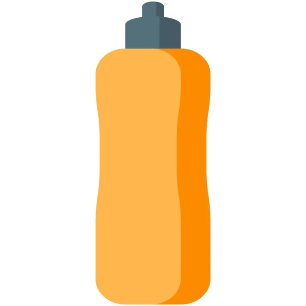 Botella termo deportiva vectorial para agua y bebida energética — Vector de stock