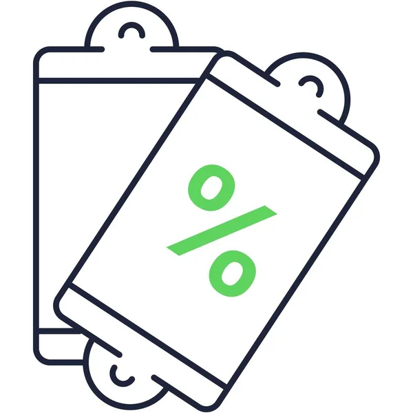 Služba vrácení plateb z mobilního telefonu na ikoně smartphone — Stockový vektor