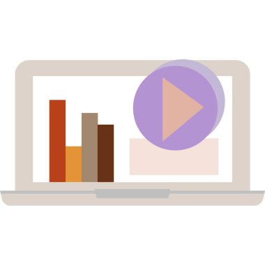 İnternet vektöründe sosyal medya simgesi işi