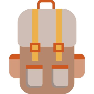 Seyahat çantası taşıyıcı sırt çantası sırt çantası simgesi