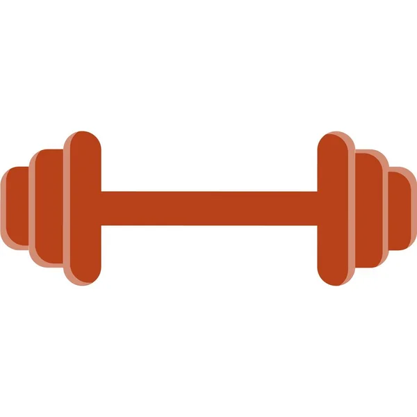 Dumbbell icon vector gym logo symbol isolated — Stock Vector