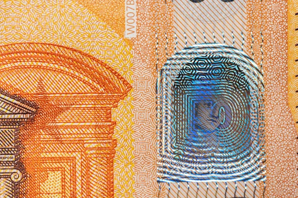 Nahaufnahme Der Euro Banknote Design Der Neuen Euro Scheine Euros — Stockfoto