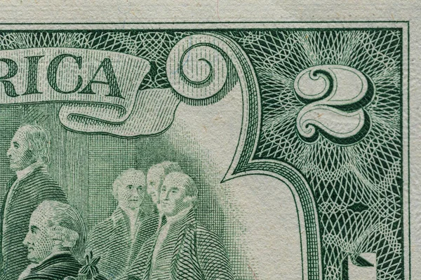 2 dolarlık banknot kapanışı. Nadir Amerikan doları banknotları