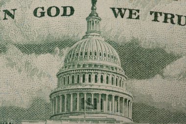 Elli Dolarlık Banknotun Kapanışı. Federal Rezerv A.B.D. banknotu. Para ve nakit.