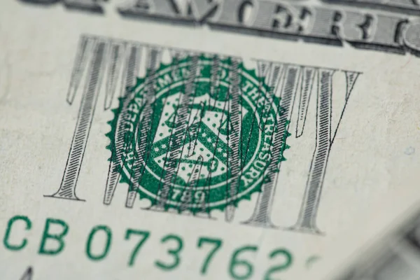 Closeup of twenty dollar banknote. TWENTY writing on banknote. US dollar currency to pay bills and debt. Purchase goods and services with USD.