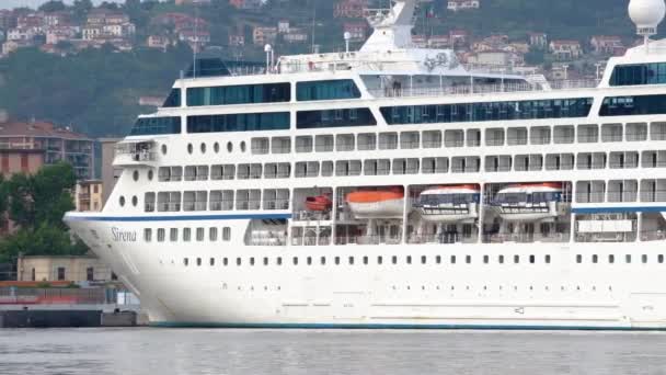 스피시아 Spezia 2021 여객선이라 스피시아 항구에 크루즈 여객선 — 비디오