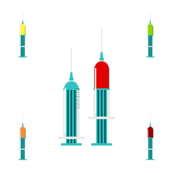 Veelkleurige vector set spuiten — Stockvector