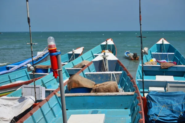 Índia, Kanyakumari, barcos de pesca — Fotografia de Stock