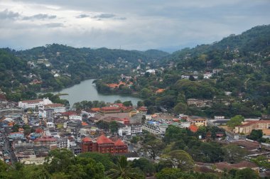 Sri Lanka, Kandy, şehir, çatılar