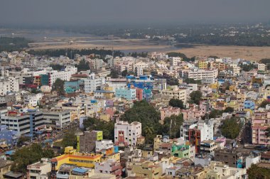Hindistan, Trichy, şehir çatılar