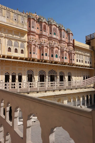 자이푸르, 라자 스 탄, 인도, 바람의 궁전 — 스톡 사진