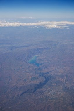 doğal dağ manzara, karlı dağlar