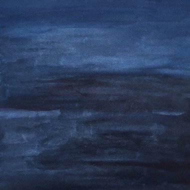 Metin, kartpostallar, gökyüzü veya uzay şeklinde posterler için koyu mavi suluboya arkaplan