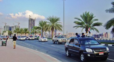 Dubai, Burj Al Arab, kumlu plajlar, Madinat Jumeirah, souk, su fıskiyesi, gökdelenler, şehir silüeti