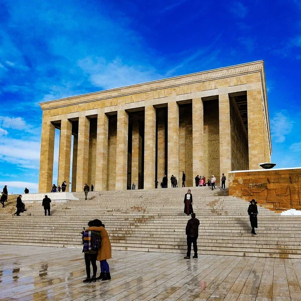 Mausolée Ankara Les Scènes Panoramiques Des Villes Anatoliennes — Photo