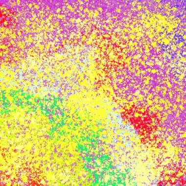 Farklı tasarım ve şekillerde soyut sanat 