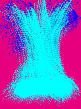 Farklı tasarım ve renklerde soyut modern sanat 