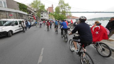 İstanbul 'daki bisiklet yarışı