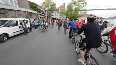 İstanbul 'daki bisiklet yarışı