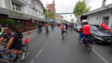 İstanbul 'daki bisiklet yarışı