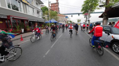 İstanbul 'daki bisiklet yarışı