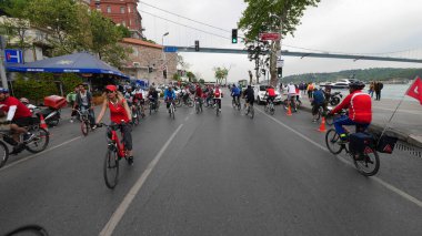 İstanbul 'daki bisiklet yarışı