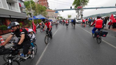 İstanbul 'daki bisiklet yarışı
